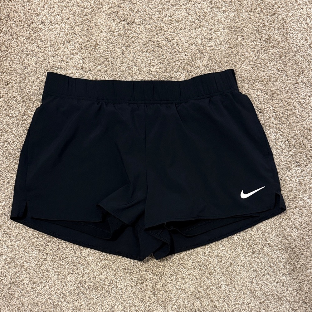 Nike Women's Black running shorts with pockets